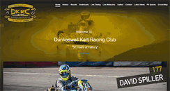 Desktop Screenshot of dunkeswellkartclub.co.uk